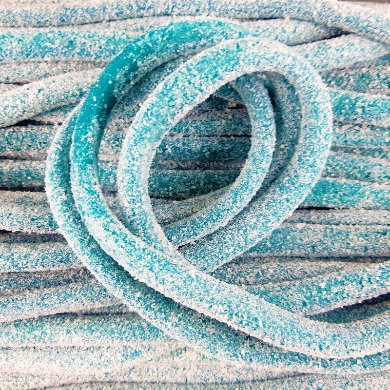 Câble Fourré Framboise Acide Conditionnement : poids 60g longueur 70cm.