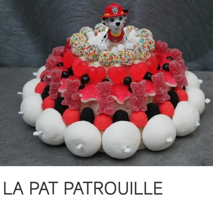 Pièce Montée La PATROUILLE Marcus ou Chase Livraison Seulement dans le 05.