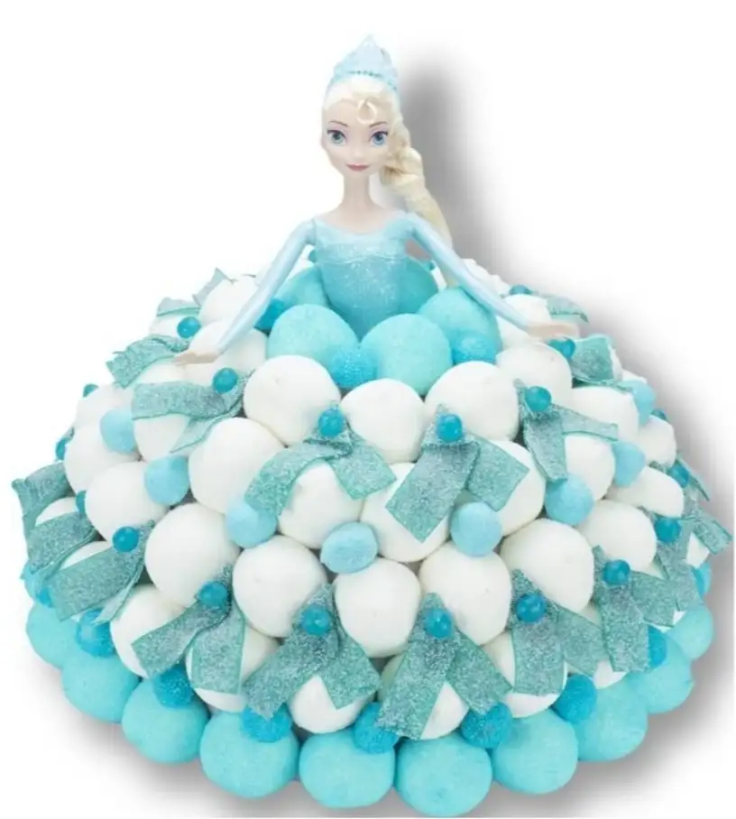 Gâteau Bonbons La Reine des Neiges Livraison Seulement dans le 05.