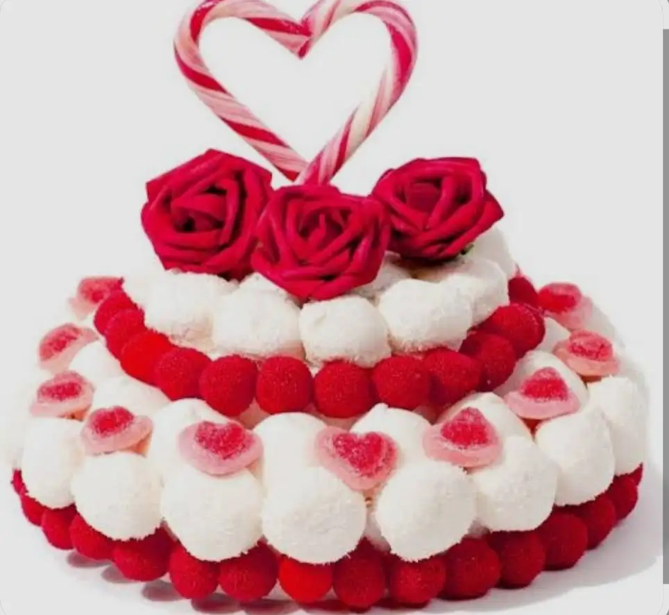 Gâteau Bonbons Cœur D'Amour en Livraison Seulement dans le 05.