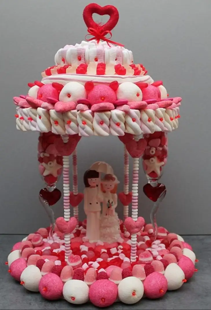 Gâteau Bonbons Chapiteau Mariage en Livraison Seulement dans le 05.