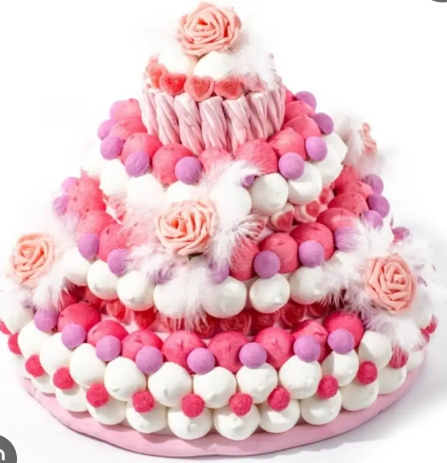 Gâteau Bonbons La Rose en Livraison Seulement dans le 05.