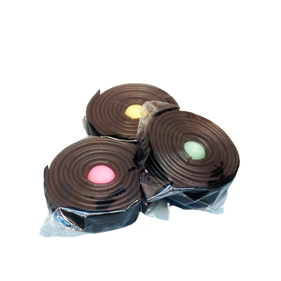 Rouleau Réglisse 80 gr + Gum Conditionnement : Sachet de 80Gr PCS