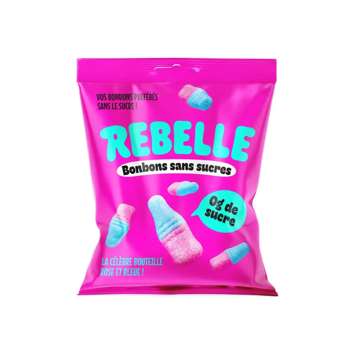 Sachet Rebelle Bubbliz Conditionnement : 50Gr;100Gr;250Gr.....