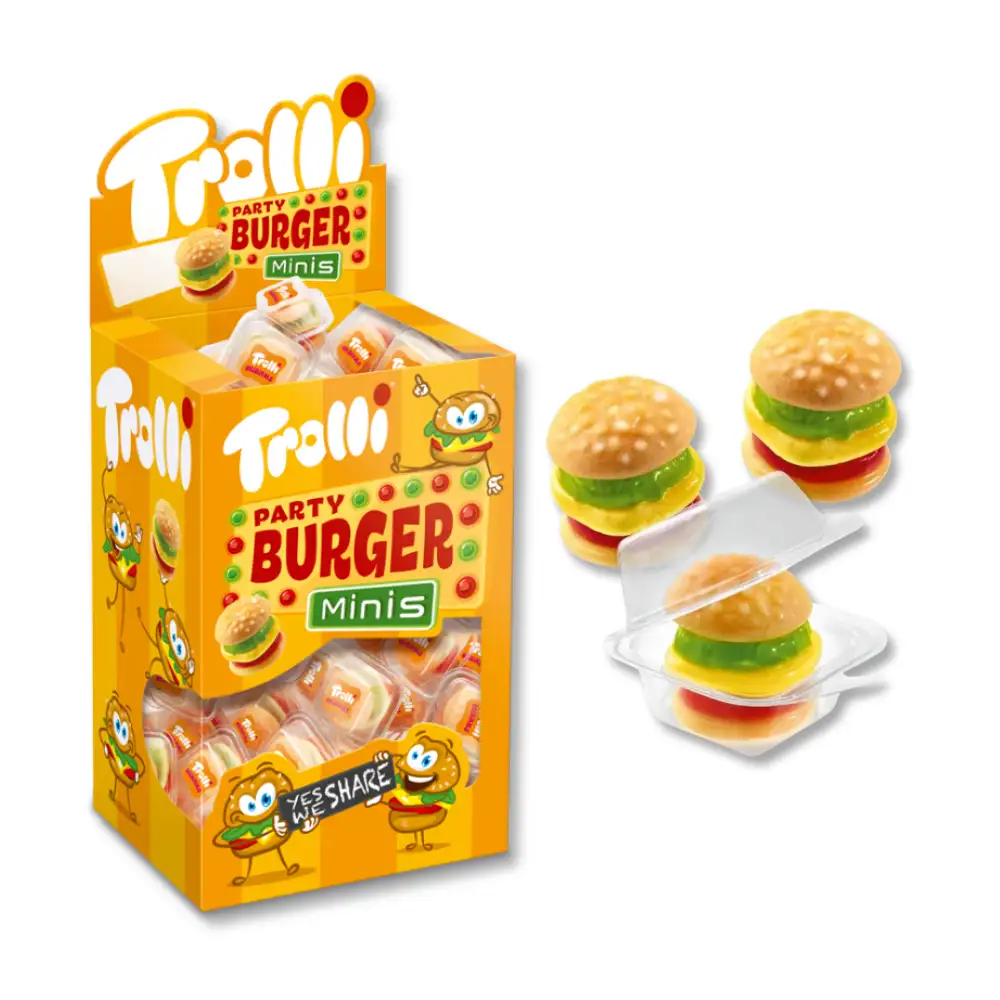 Mini Burger Trolli: Conditionnement sachet individuelle