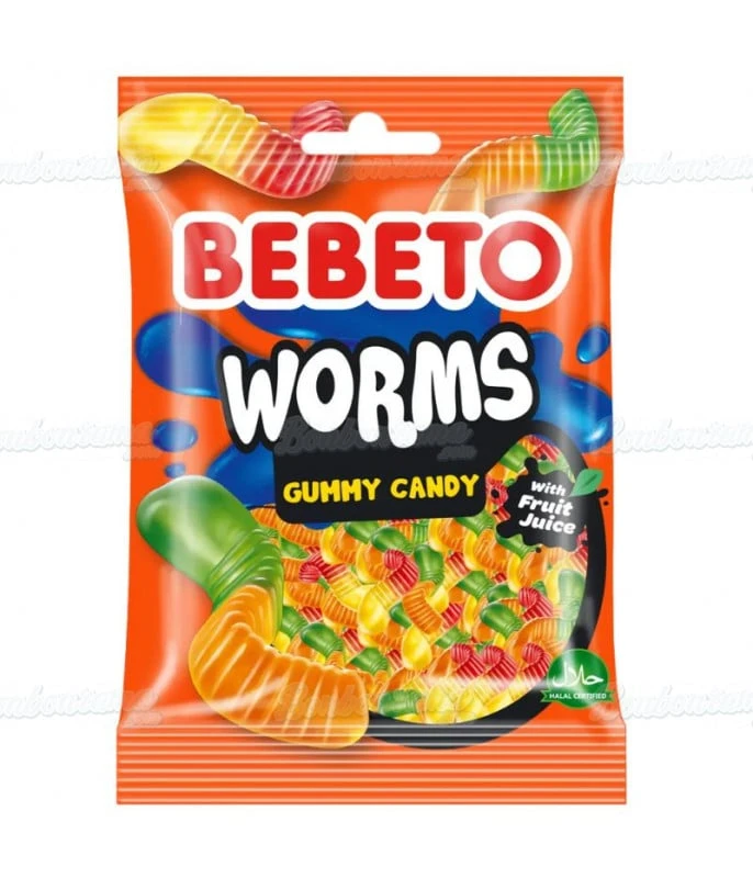Ver Gummy Candy BéBéto Halal Conditionnement : 80Gr;160Gr;400Gr.....
