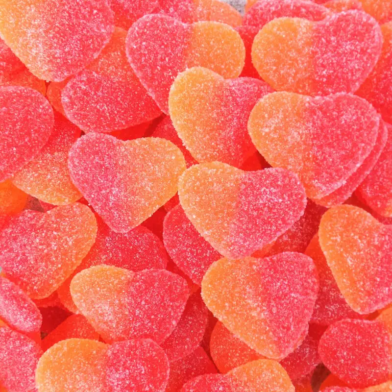 Cœur Pêche Halal Conditionnement : 100Gr;200Gr;500Gr......
