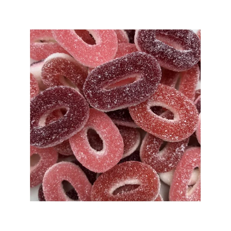 Rondelle Fruits Rouge Trolli Conditionnement 100gr;200gr;500gr