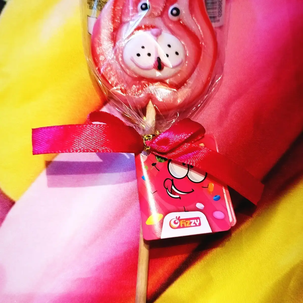 Lapi Pop Rouge au Goût Fraise