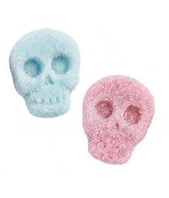 Tête de mort Citrique Rose et Bleue Frisia Végan